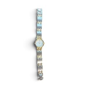 Rumours Two Tone Watch Gold Silver Bracelet Roman Numeral Dial Japan Movt Vintag